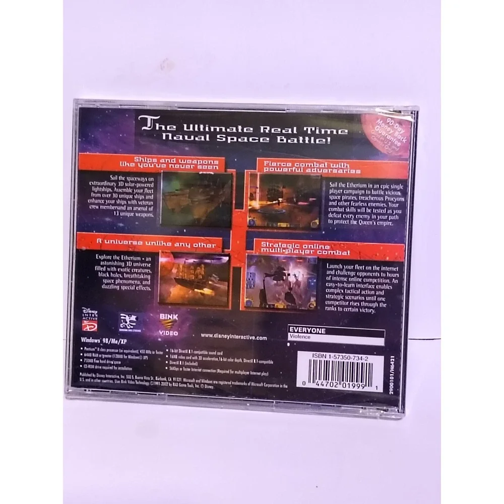 Disney Treasure Planet Battle at Procyon PC Game & Tron 2.0 Sneak Peek VTG Y2K